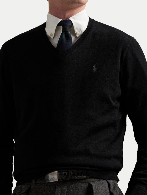 Polo Ralph Lauren Polo Ralph Lauren Πουλόβερ 710941105004 Μαύρο Regular Fit