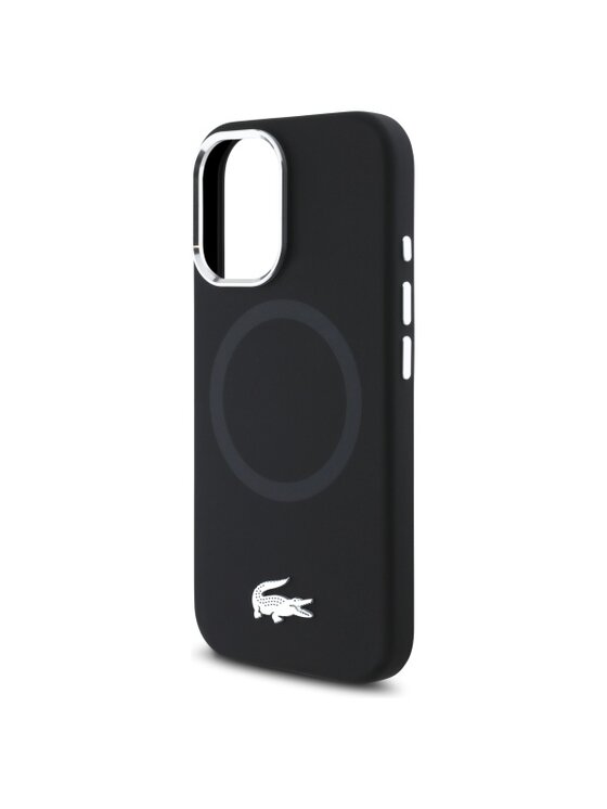 Lacoste Lacoste Etui na telefon Silicone Croco Logo Czarny