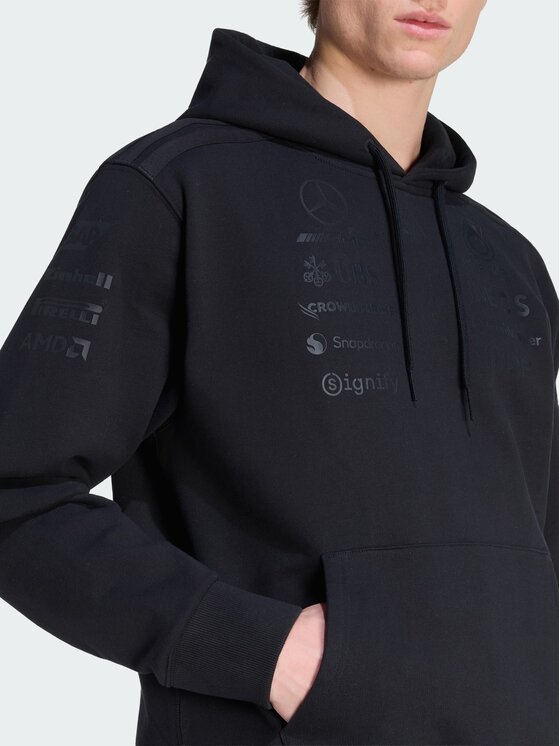 adidas adidas Bluza techniczna 162871 Czarny Loose Fit