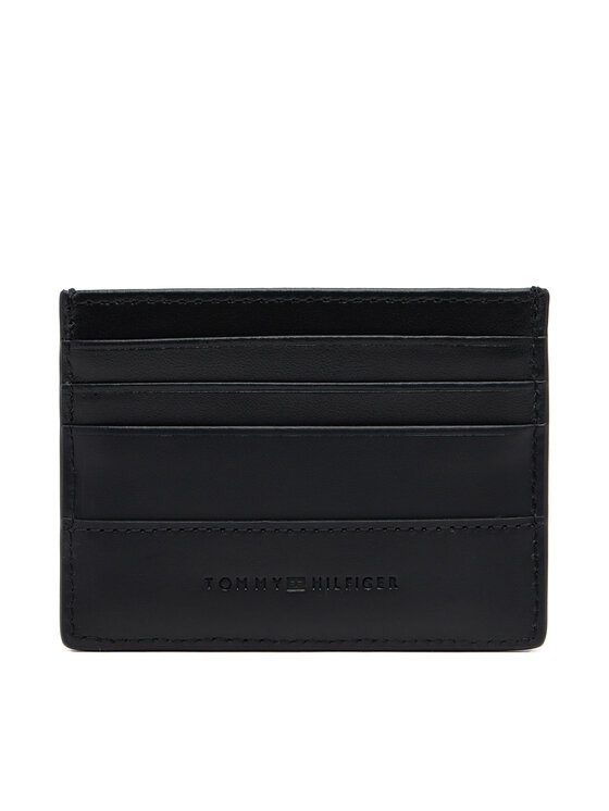 Tommy Hilfiger Tommy Hilfiger Etui pentru carduri Th Corp Cc Holder AM0AM13243 Negru