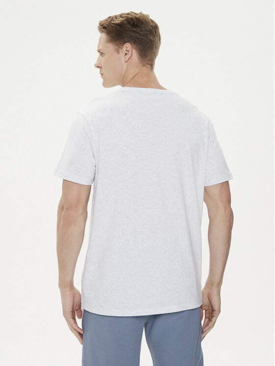 Tommy Hilfiger Tommy Hilfiger T-Shirt Logo UM0UM02916 Szary Regular Fit