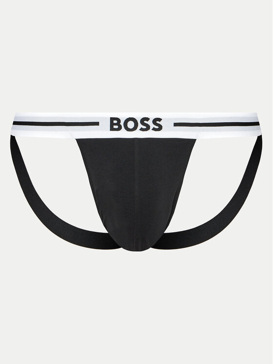 BOSS BOSS Souprava Jock Strap slipů 50517823 Černá