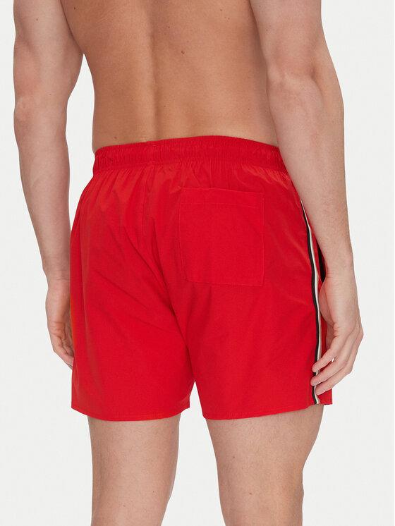 BOSS BOSS Szorty kąpielowe Iconic 50491594 Czerwony Regular Fit