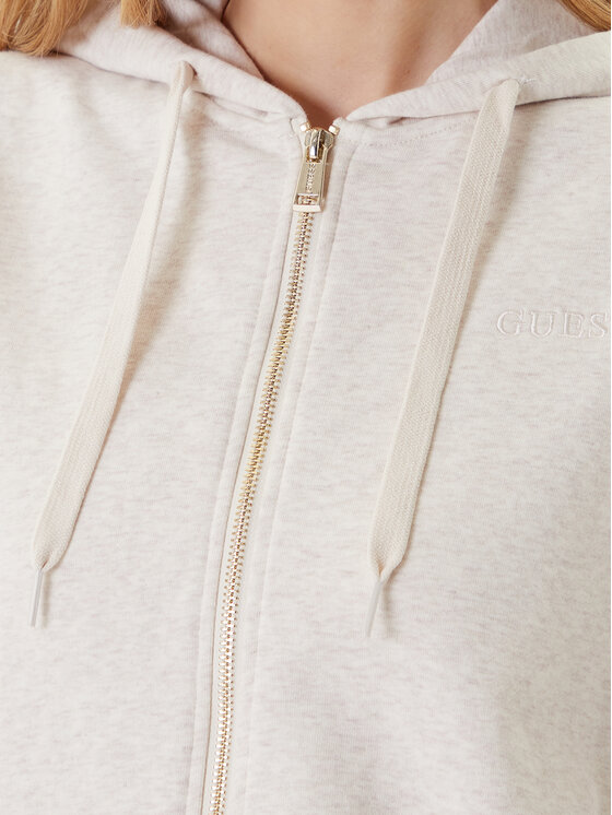Guess Guess Mikina O5RQ01 KCO31 Béžová Regular Fit