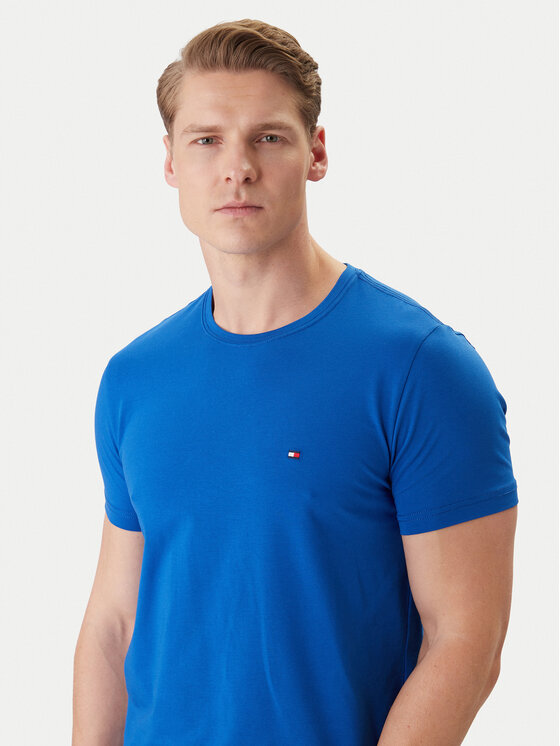 Tommy Hilfiger Tommy Hilfiger Póló MW0MW10800 Kék Slim Fit