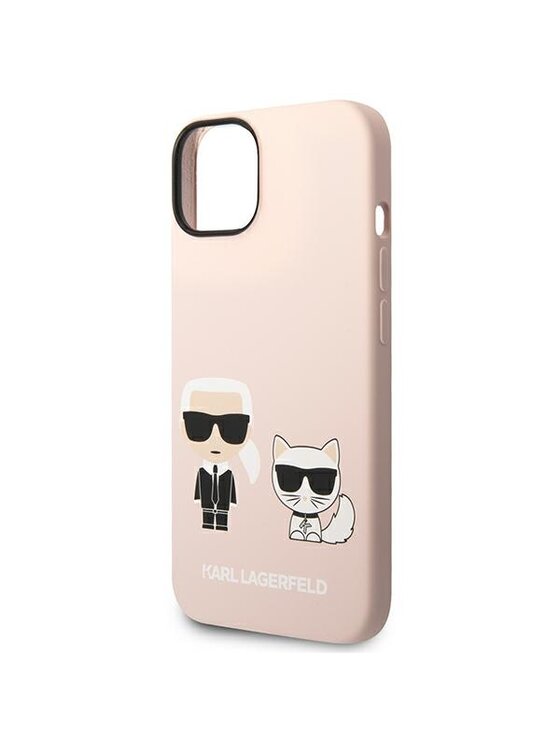 KARL LAGERFELD KARL LAGERFELD Etui na telefon Choupette Silicone MagSafe Różowy