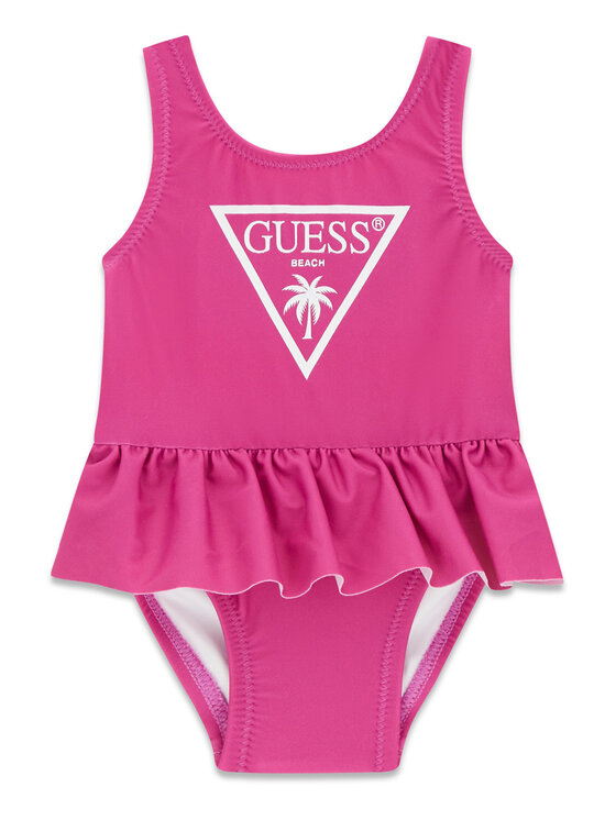 Guess Costum de baie A6GZ01 KCA60 Roz deschis