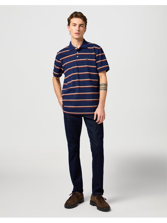 Wrangler Wrangler Jeansy Larston 112362459 Granatowy Slim Fit