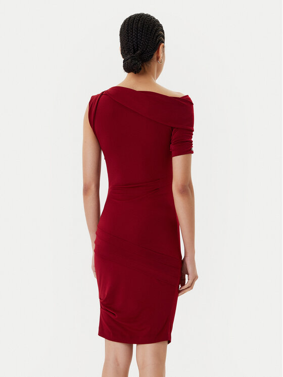 Guess Guess Coctailkleid W5BK71 KCVG2 Dunkelrot Slim Fit
