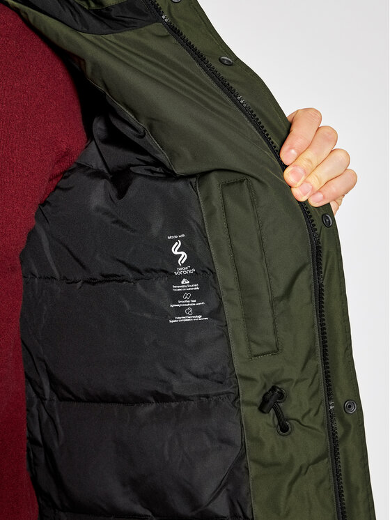 fake down technical parka