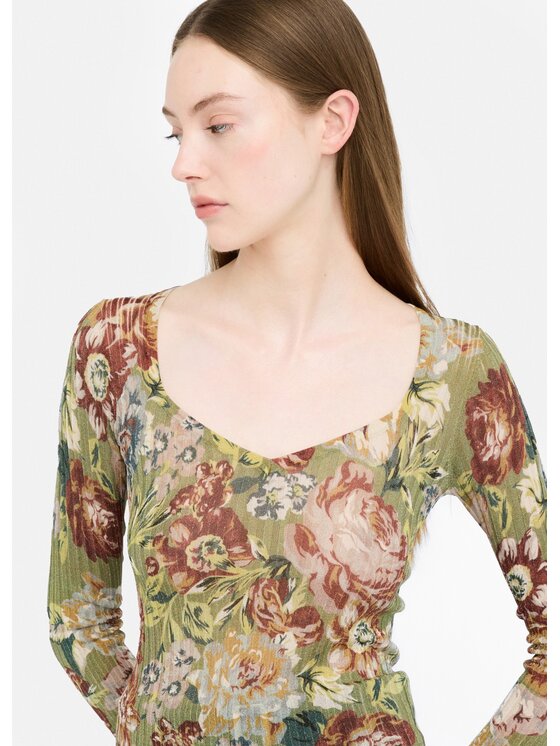 Liu Jo Liu Jo Maglione MF5474MA71NP9016 Multicolore Slim Fit