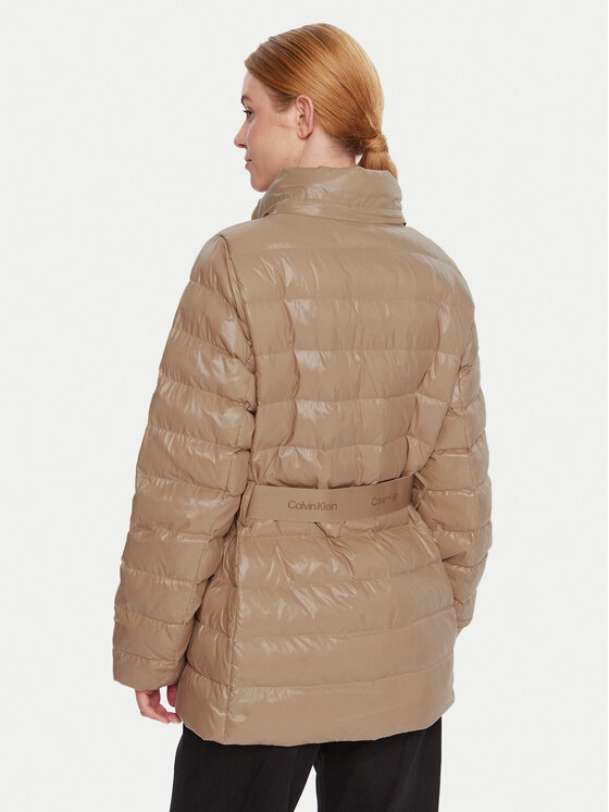 Calvin Klein Calvin Klein Žieminė striukė LV044D542G Smėlio Regular Fit