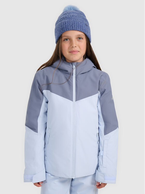 4F 4F Kurtka narciarska BASIC SKI Fioletowy jasny Regular Fit