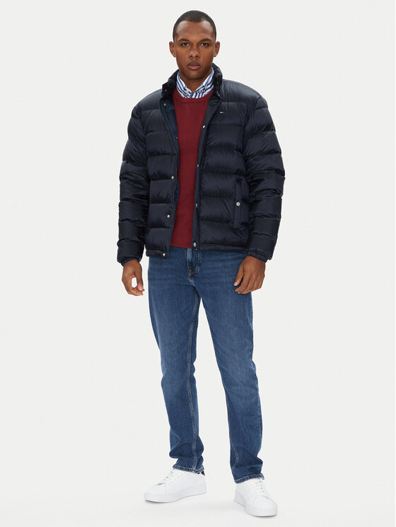 Tommy Jeans Tommy Jeans Kurtka puchowa DM0DM21937 Granatowy Regular Fit