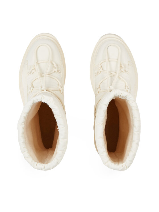Calvin Klein Jeans Calvin Klein Jeans Čizme za snijeg Flatform Snow Boot Nylon Wn YW0YW01146 Bijela