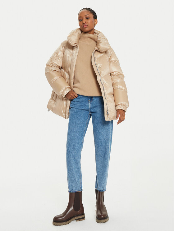 Woolrich Woolrich Pūkinė striukė Aliquippa CFWWOU0925FRUT3085 Smėlio Regular Fit