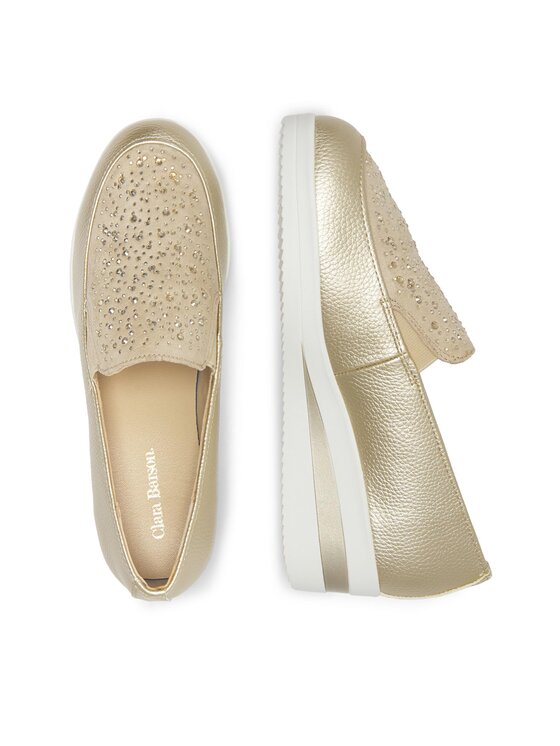 Clara Barson Clara Barson Halbschuhe WYL1711-29 Goldfarben