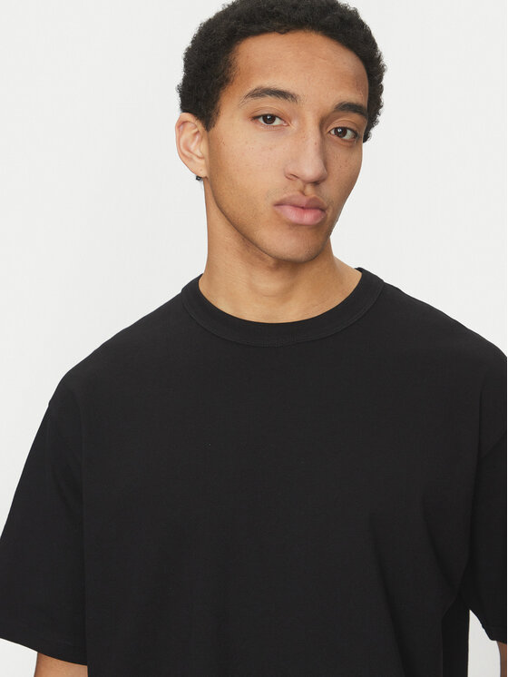 Jack & Jones Jack & Jones T-Shirt Manchester 12275656 Černá Cropped Fit