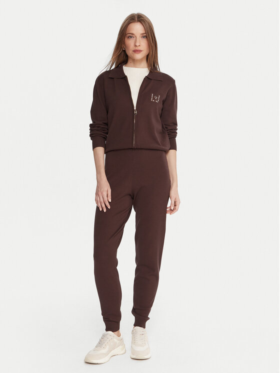 Liu Jo Sport Liu Jo Sport Trenirka TF5249 MS63L Rjava Regular Fit