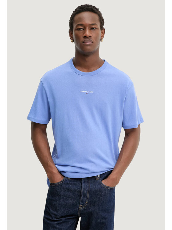 Tommy Jeans Tommy Jeans T-shirt DM0DM21110 Blu Casual Fit