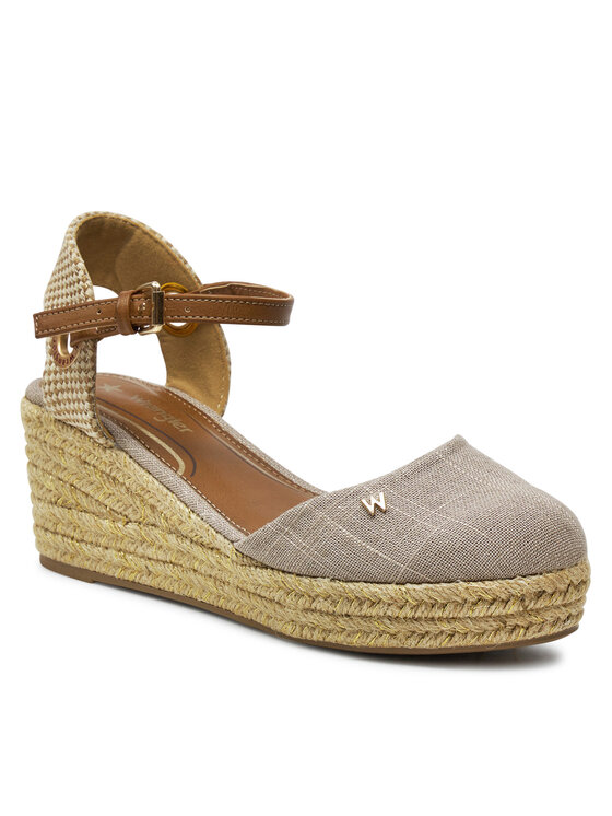 Wrangler Wrangler Espadrillid Bela Women Semi Wedge 20241055 Pruun