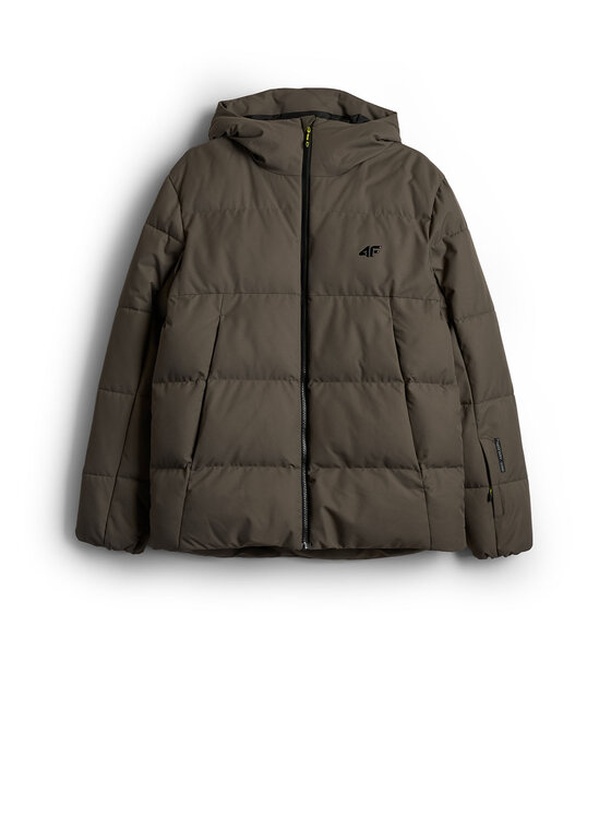 4F 4F Kurtka zimowa URBAN COMMUTER Khaki Regular Fit
