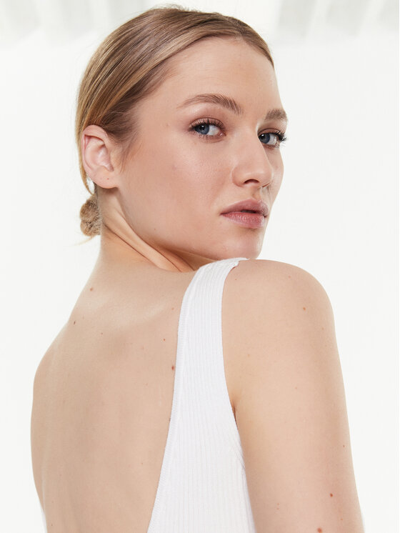 MMC Studio MMC Studio Marškinėliai Stripe Écru Slim Fit