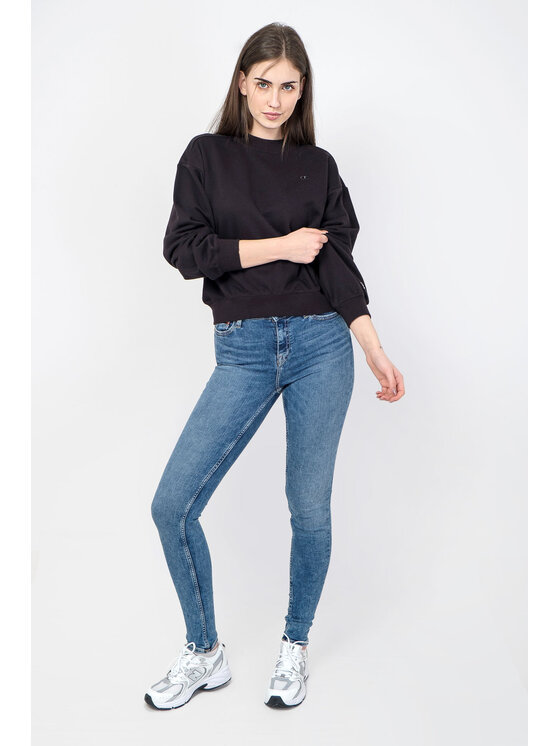 Champion Champion Bluza 116050-KK001-NBK R. L Czarny Relaxed Fit