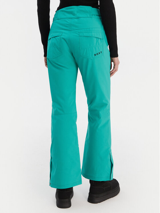 Roxy Roxy Lumelauapüksid Backyard ERJTP03299 Roheline Tailored Fit