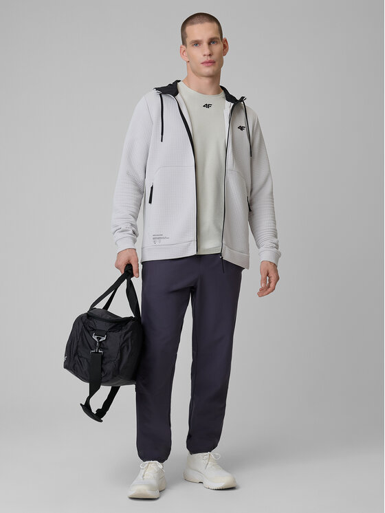 4F 4F Bluza active Biały Regular Fit