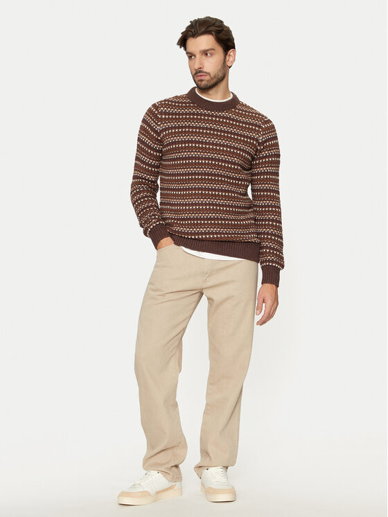 Only & Sons Only & Sons Kampsun Musa 22027268 Pruun Regular Fit