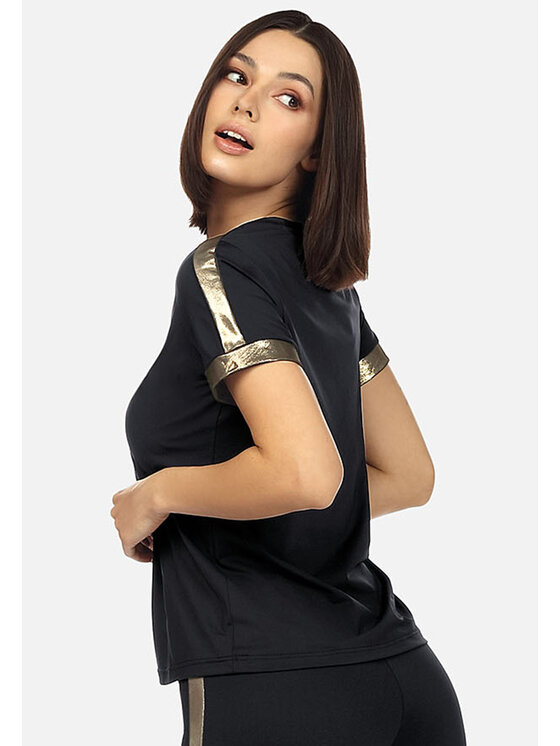 Feba Feba T-Shirt BLU02 Czarny Regular Fit