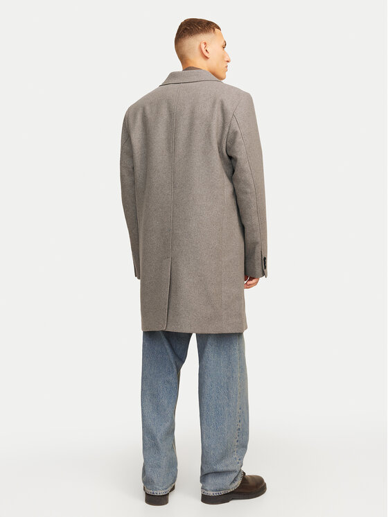 Jack & Jones Jack & Jones Palton de lână Harris 12263845 Bej Regular Fit