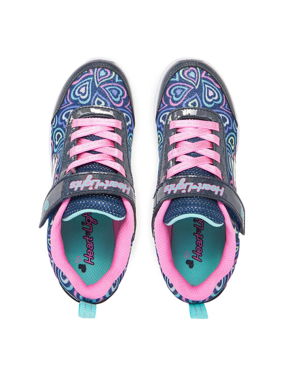 Skechers Skechers Sneakersy Heart Lights-Boogie Love 303257L/NVMT Tmavomodrá