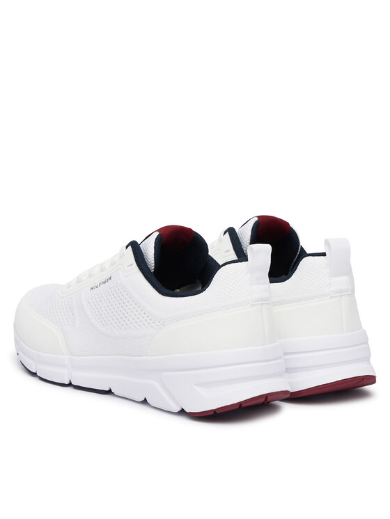 Tommy Hilfiger Tommy Hilfiger Αθλητικά Light Knitted Hilfiger Runner FM0FM06010 Λευκό