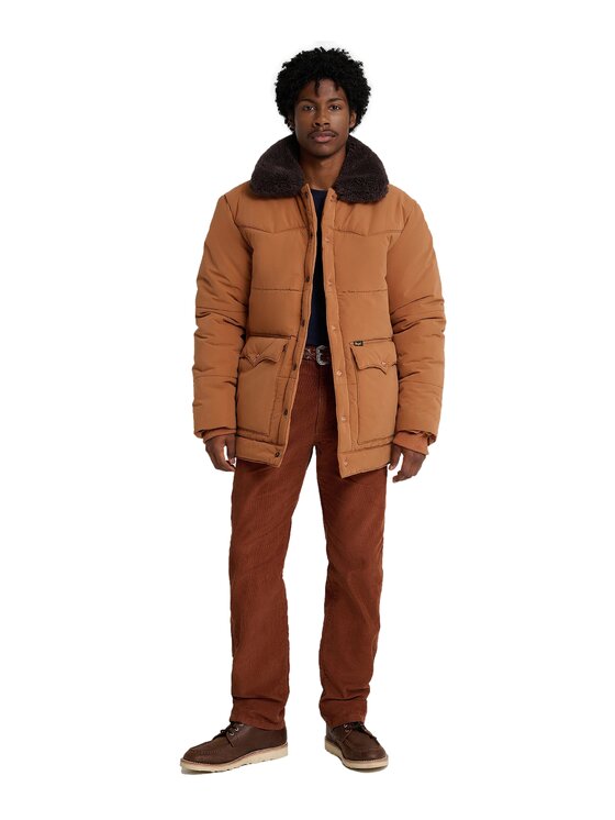 Wrangler Wrangler Kurtka zimowa 112378521 Brązowy Comfort Fit