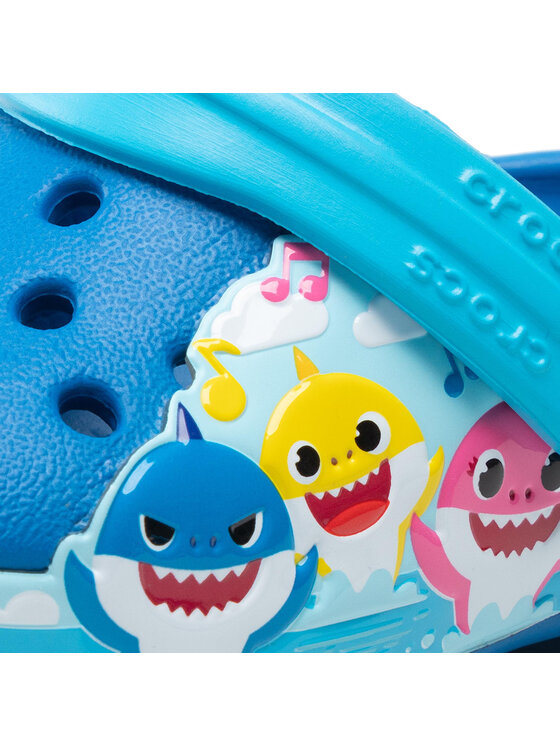 Crocs Crocs Šľapky Crocsflbaby Shark Band Clog T 207066 Modrá