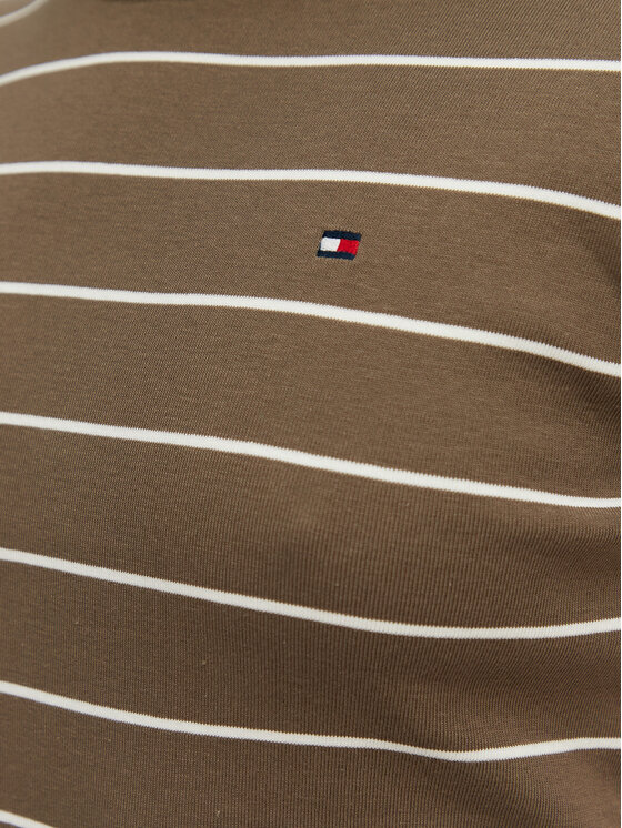 Tommy Hilfiger Tommy Hilfiger Majica New Cody WW0WW40587 Rjava Slim Fit