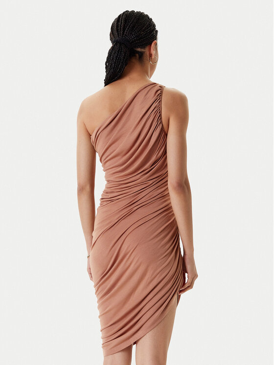 NORMA KAMALI NORMA KAMALI Koktejlové šaty ST1253MD288833 Béžová Slim Fit
