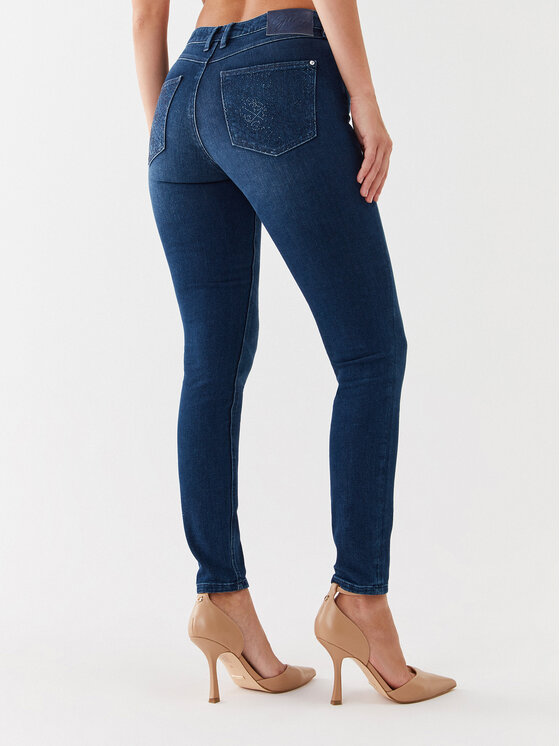 Guess Jeans W3YA46 D52J4 Blu scuro Skinny Fit