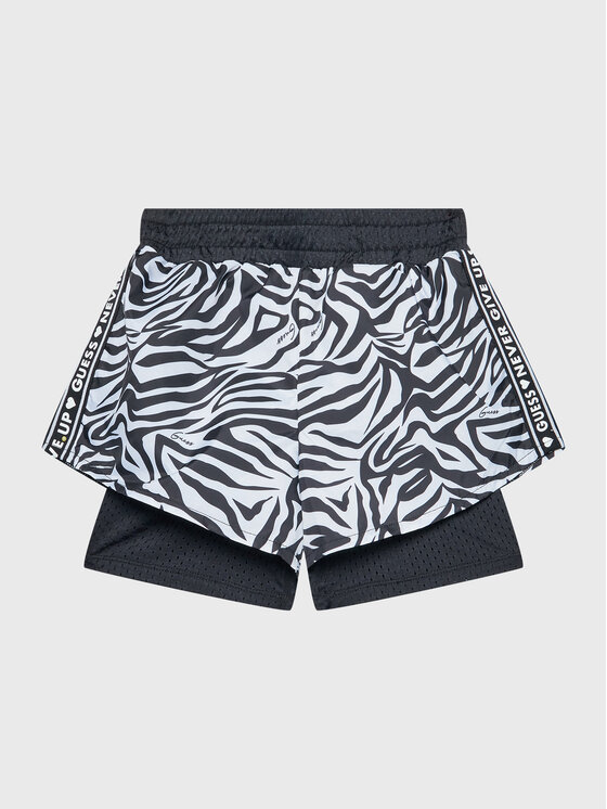 Guess Guess Αθλητικό σορτς J3RD00 WDGX0 Μαύρο Regular Fit