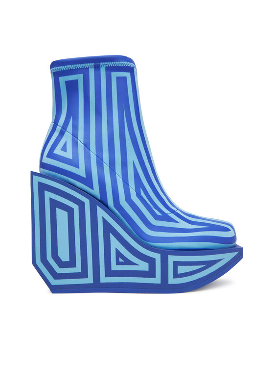 United Nude United Nude Bokacsizma Wa Bootie Hi 1087965682 Kék
