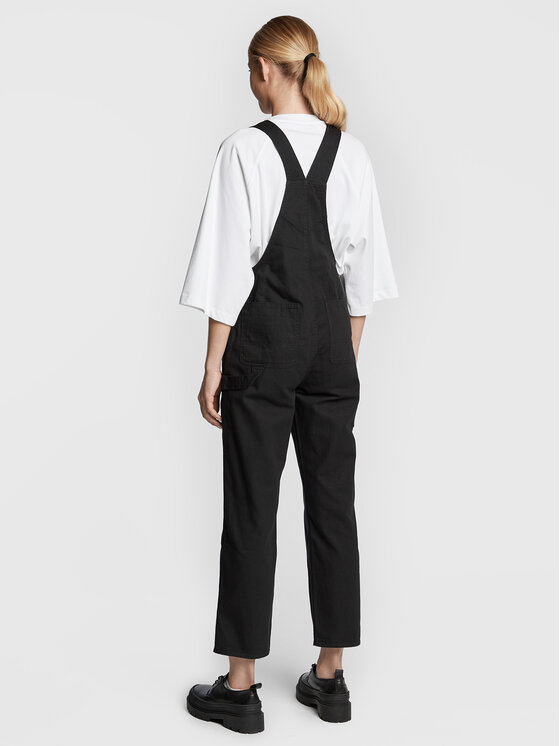 Vans Vans Latzhose Ground Work VN0A5JHI Schwarz Regular Fit