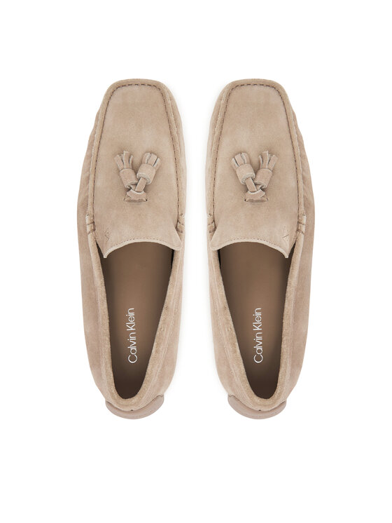 Calvin Klein Calvin Klein Мокасини Driver Tassels Su HM0HM02028 Бежов