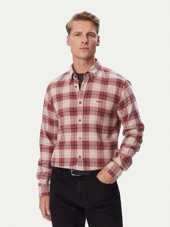 BOSS BOSS Hemd Rickert _M 50569719 Rot Regular Fit