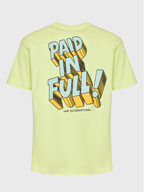 HUF HUF T-shirt Master Plan TS01942 Zelena Regular Fit