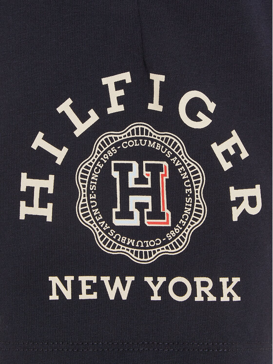 Tommy Hilfiger Tommy Hilfiger Αθλητικό σορτς Monogram Wreath KB0KB09002 M Σκούρο μπλε Regular Fit