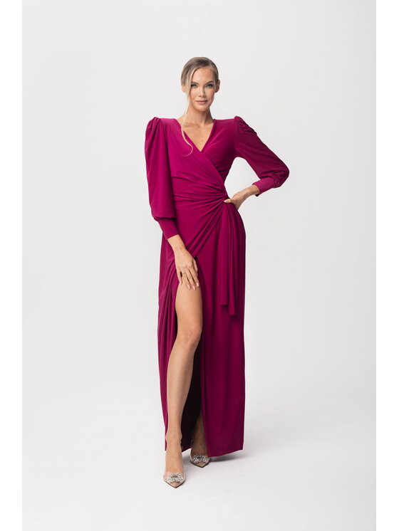 Aurora Aurora Sukienka elegancka Cristal fuksja Fioletowy Feminine Fit
