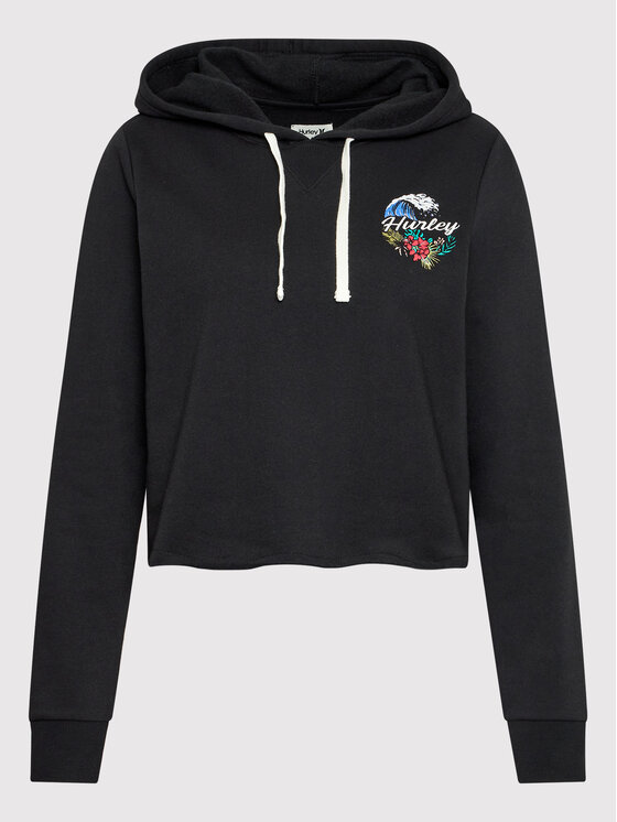 Hurley Hurley Світшот Tubed Cut Off 3HJ2710375 Чорний Regular Fit