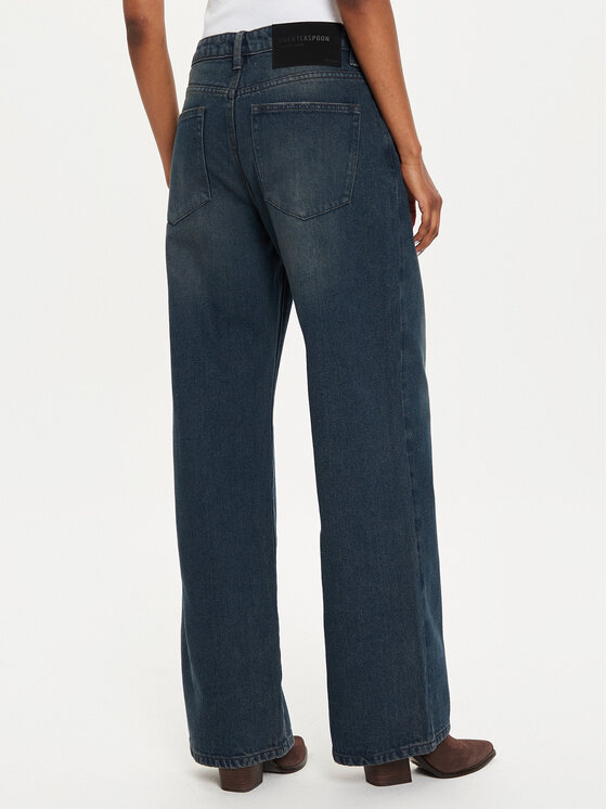 One Teaspoon One Teaspoon Τζιν 26419 Μπλε Wide Leg
